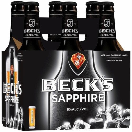 BECK'S SIX PACK SAPPHIRE BEE 120OZ