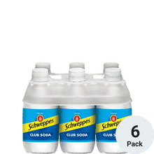 SCHWEPPES CLUB SODA 6PK