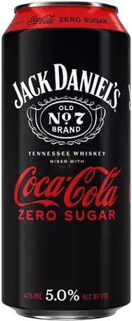 JACK DANIELS & COCA COLA ZERO CAN 475ML