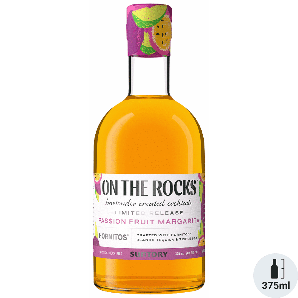 ON THE ROCKS PASSIONFRUIT MARGARITA 375ML