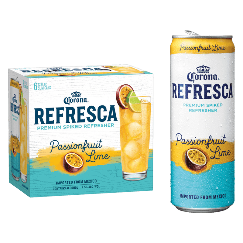 CORONA REFRESCA PASSION FRUIT LIME 12OZ