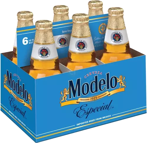 MODELO SIX PACK BOTTLES 120OZ