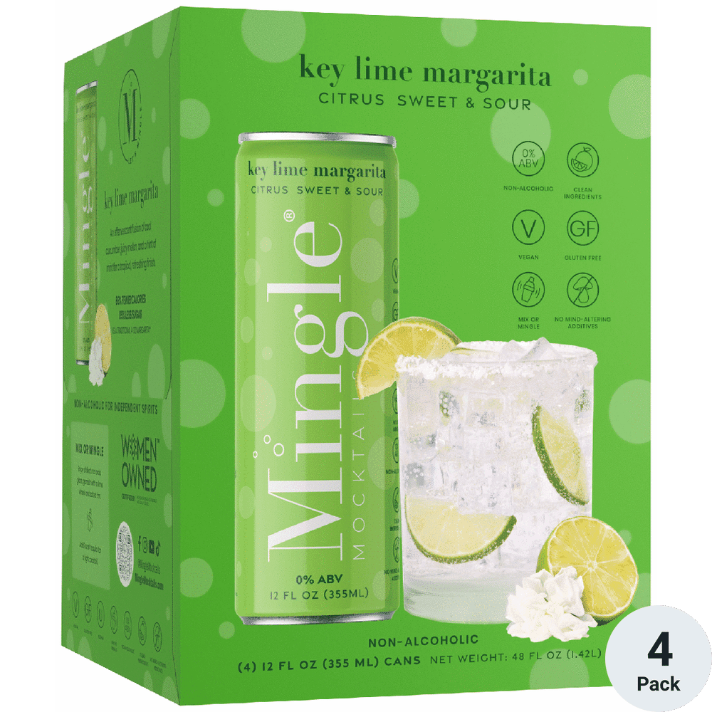 MINGLE MOCKTAIL KEY LIME MARGARITA 4PK
